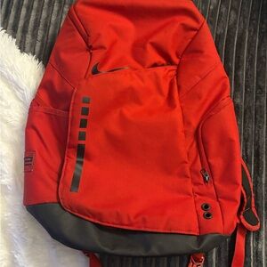 Nike Red and Black Backpack